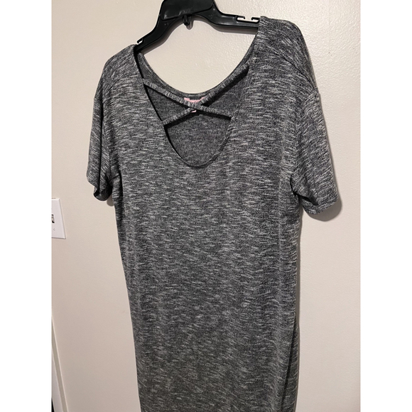 Juicy Couture Dress Women’s XL Short Sleeve Criss Cross Y2K Sweater - Picture 4 of 4